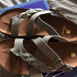 Summer shoes by white mountain